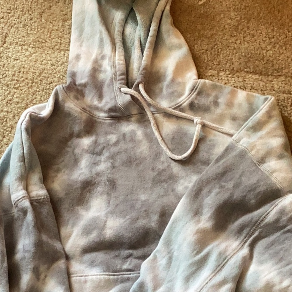Tie-dye Blue Hoodie